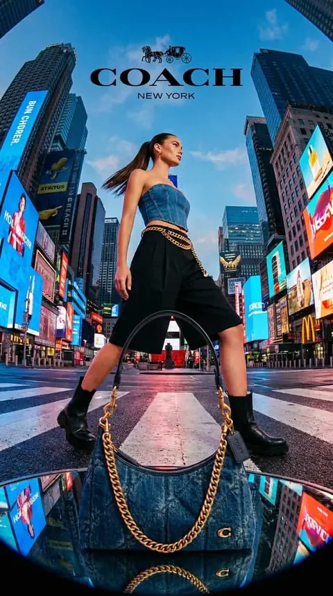Street fashion campaign poster