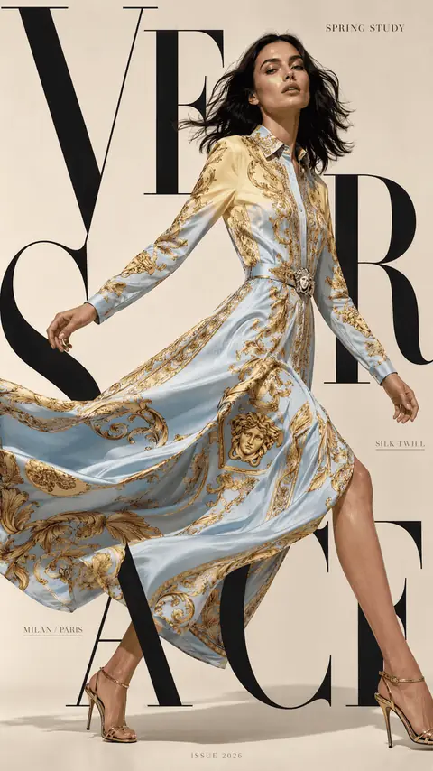 Fashion editorial poster